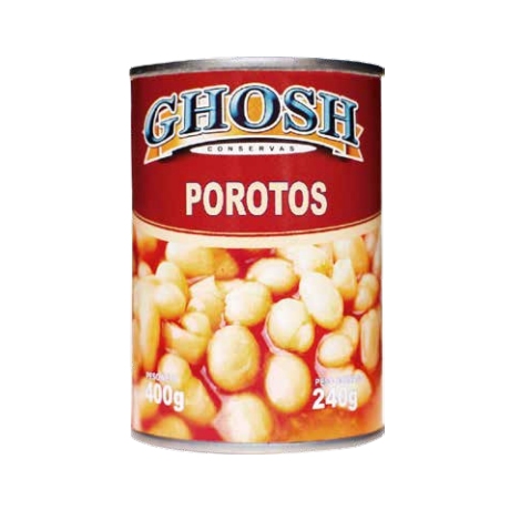 POROTOS BLANCOS 400 g. (Caja 24 unidades)