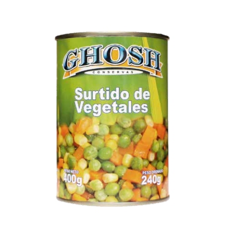 SURTIDO DE VEGETALES 400 g. (Caja 24 unidades)