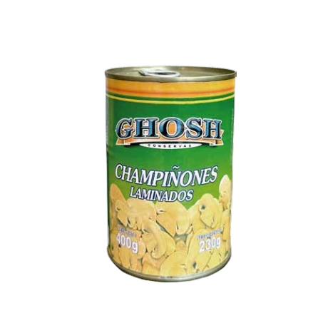CHAMPIÑONES LAMINADOS 400 g. (Caja 24 unidades)