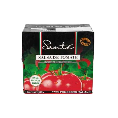SALSA DE TOMATE NATURAL 500 g. (Caja 12 unidades)