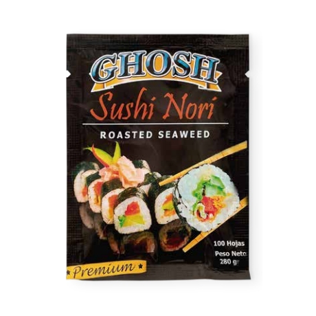NORI PREMIUM (100 Laminas) 280 g. (Caja 48 unidades)
