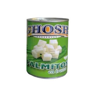 PALMITOS EN TROZOS 400 g. (Caja 24 unidades)