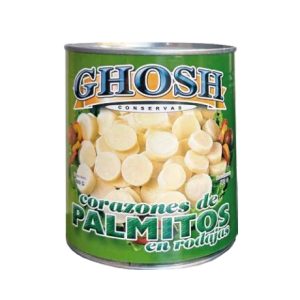 PALMITOS EN RODAJAS 800 g. (Caja 12 unidades)