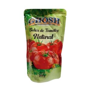 SALSA DE TOMATE NATURAL 200 g.