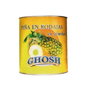 PIÑA EN RODAJAS 850 g. (Caja 12 Unidades)
