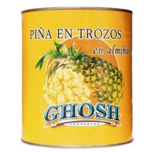 PIÑA EN CUBITOS 3 Kl. (Caja 6 Unidades)